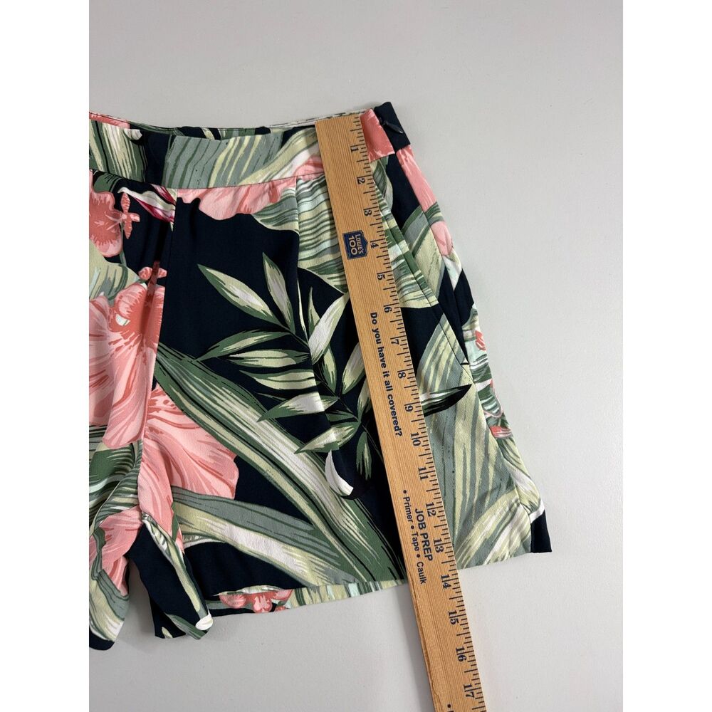 Ann Taylor Women's Floral Tropical Print Dressy Shorts Side Zipper Size 2 - Picture 11 of 12